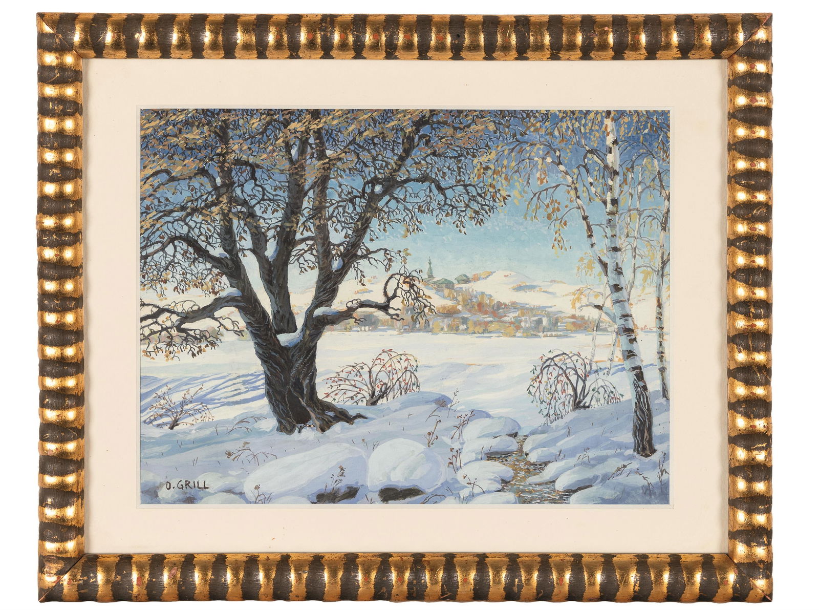 Oswald Grill: Winterlandschaft - 2