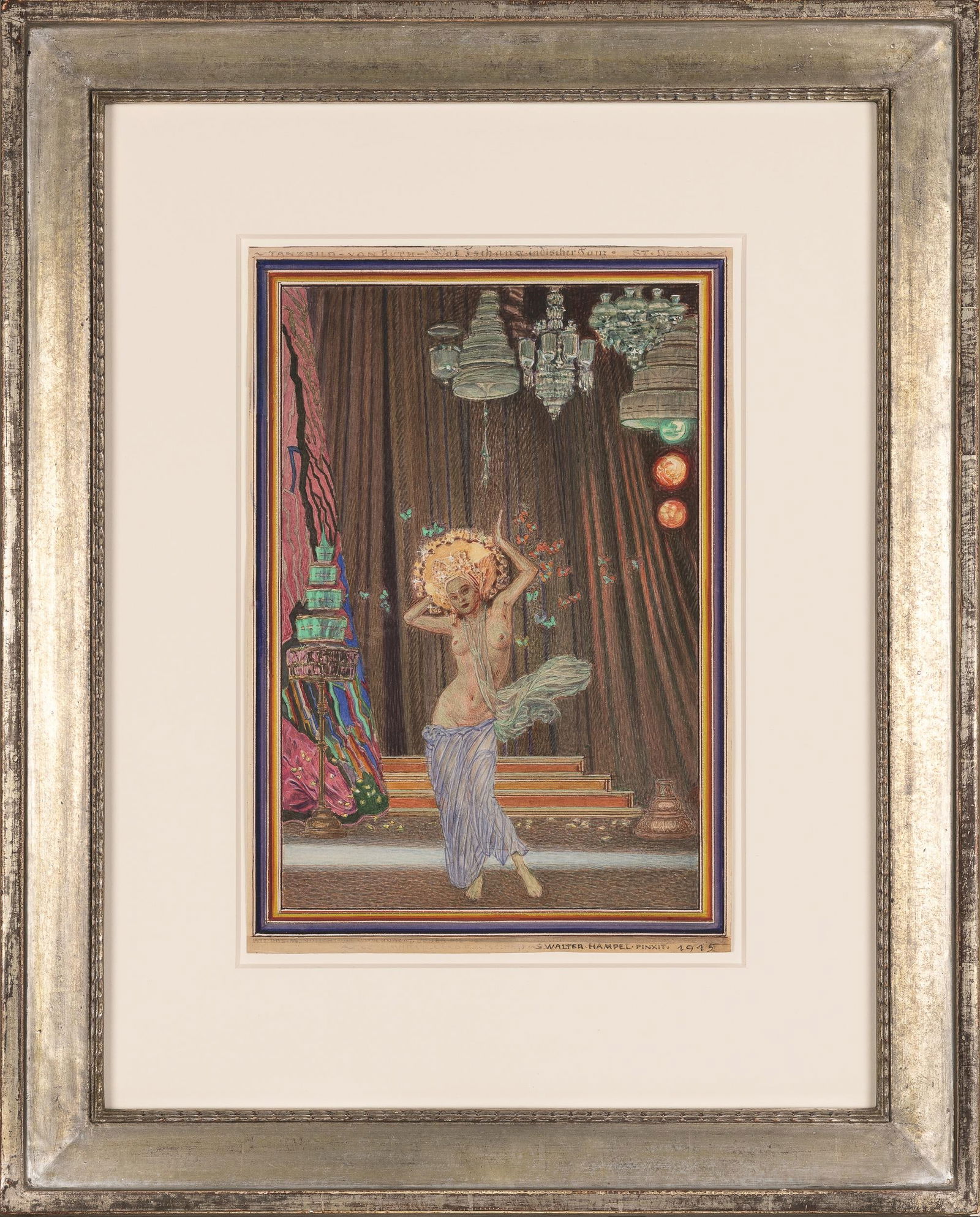 Sigmund Walter Hampel: Tanzbild von Ruth - 2