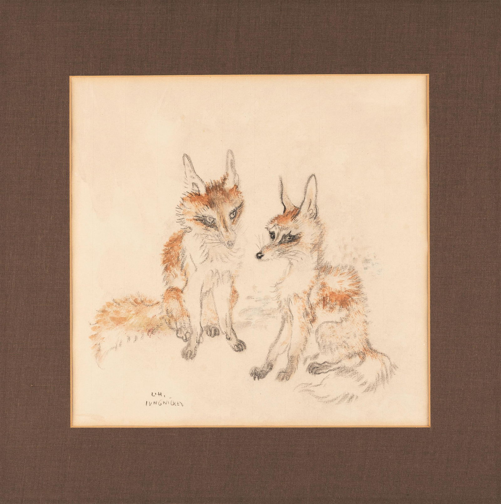 Ludwig Heinrich Jungnickel: Füchse - 2