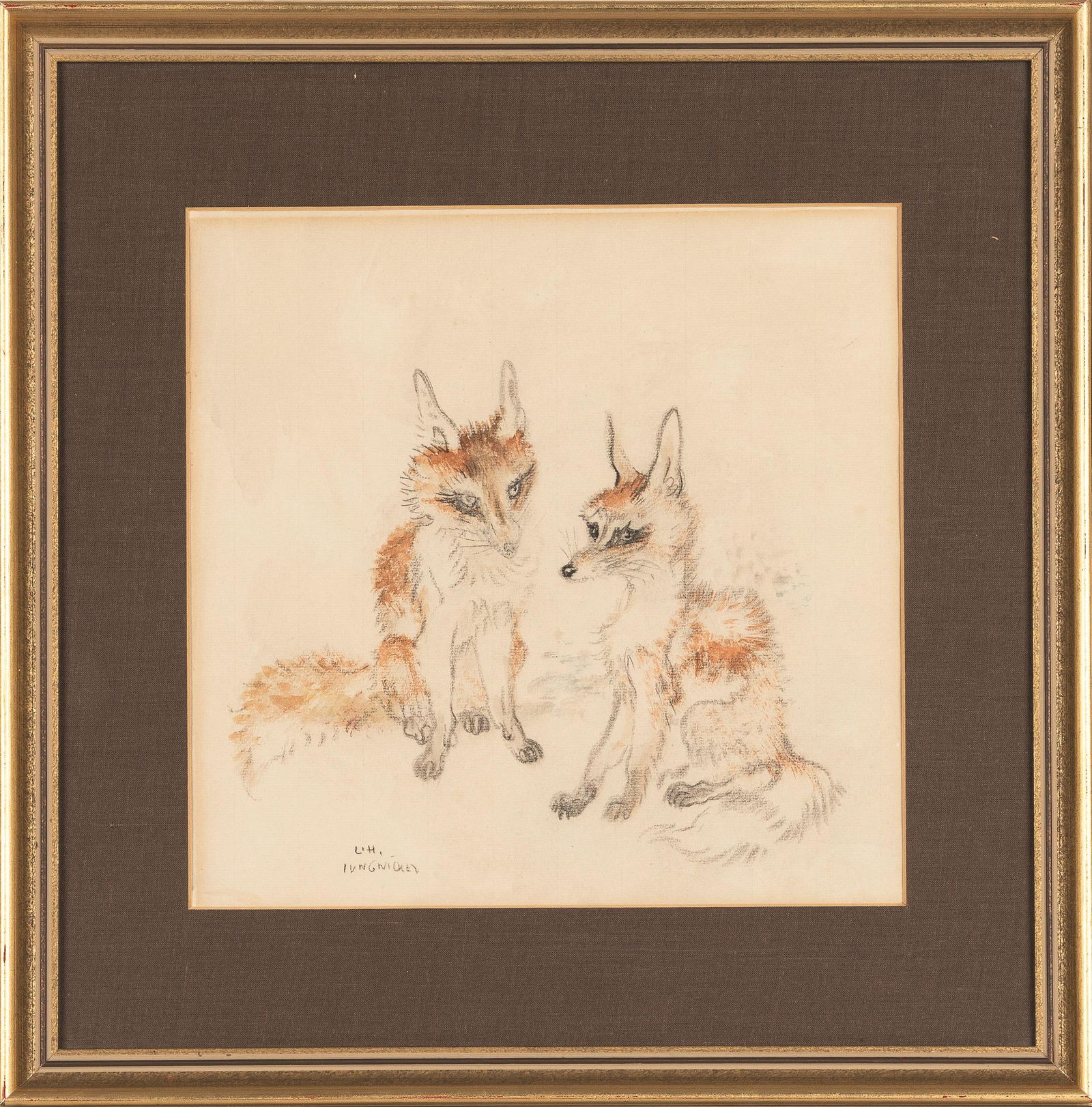 Ludwig Heinrich Jungnickel: Füchse - 3