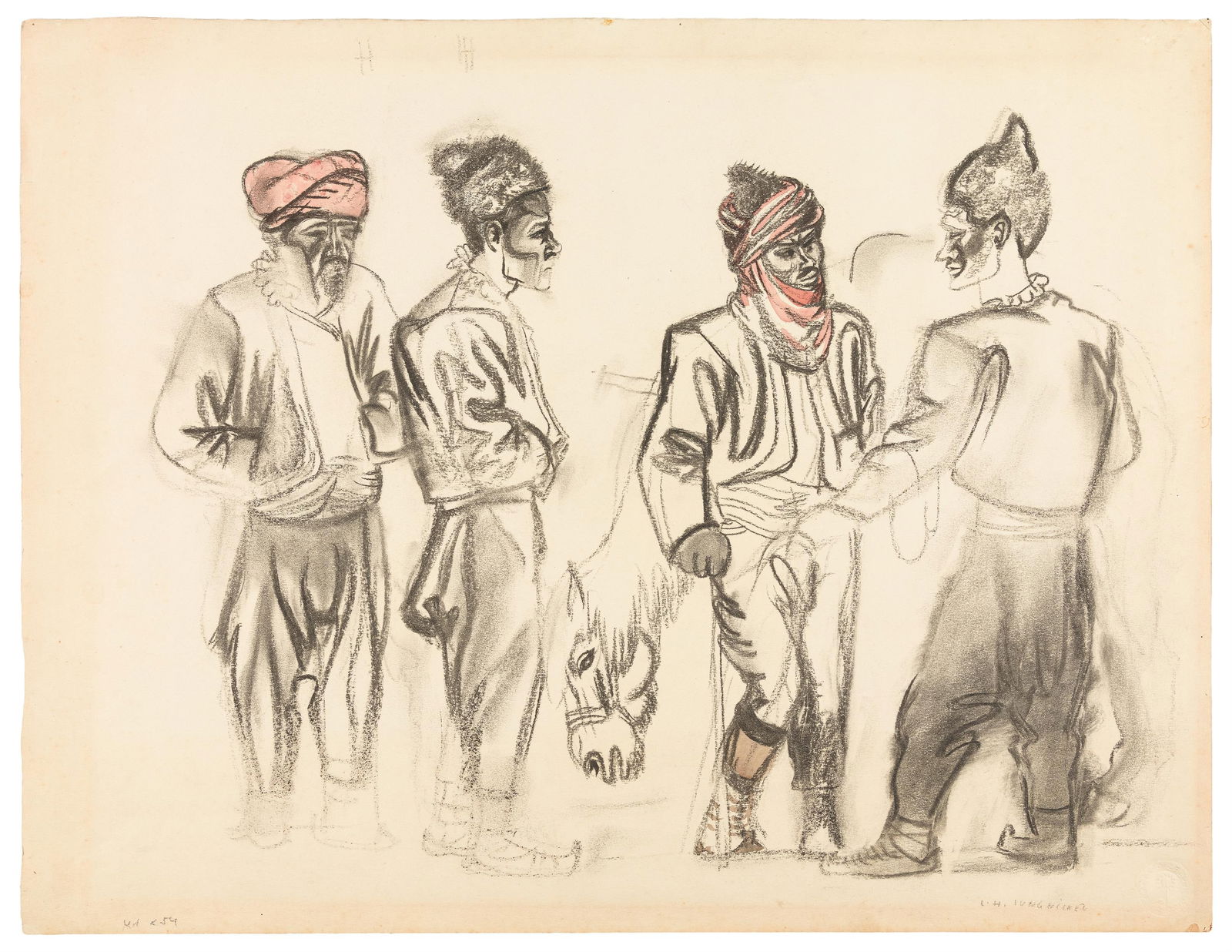 Ludwig Heinrich Jungnickel: Marktszene, Sarajevo - 2