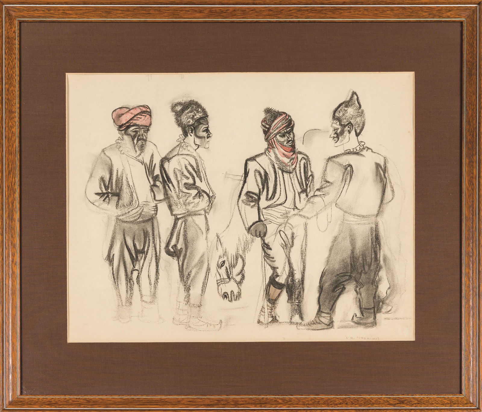 Ludwig Heinrich Jungnickel: Marktszene, Sarajevo - 4