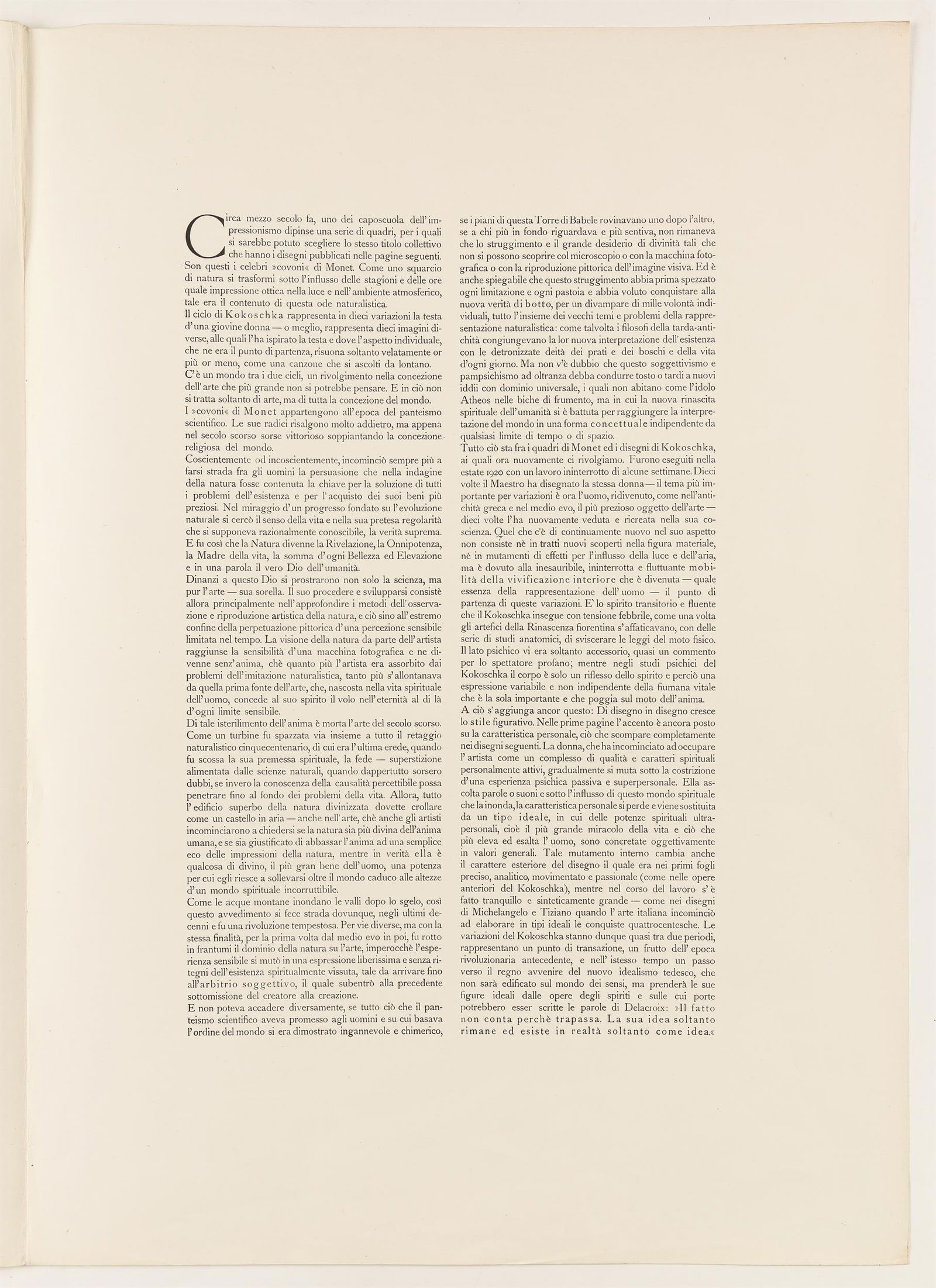 Oskar Kokoschka: "Varazioni su un tema. Con una prefazione di Max Dvorak" - 5