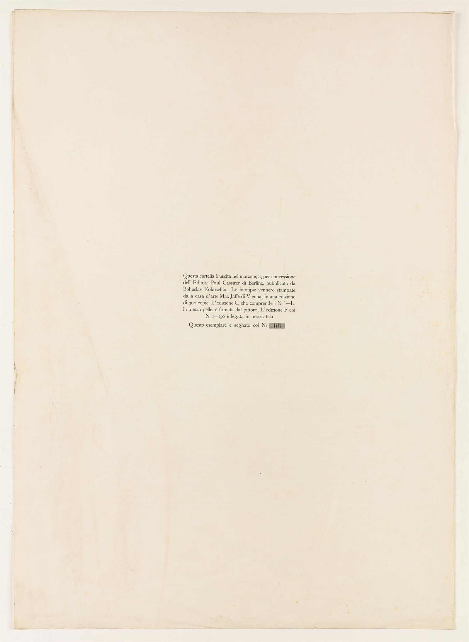 Oskar Kokoschka: "Varazioni su un tema. Con una prefazione di Max Dvorak" - 6