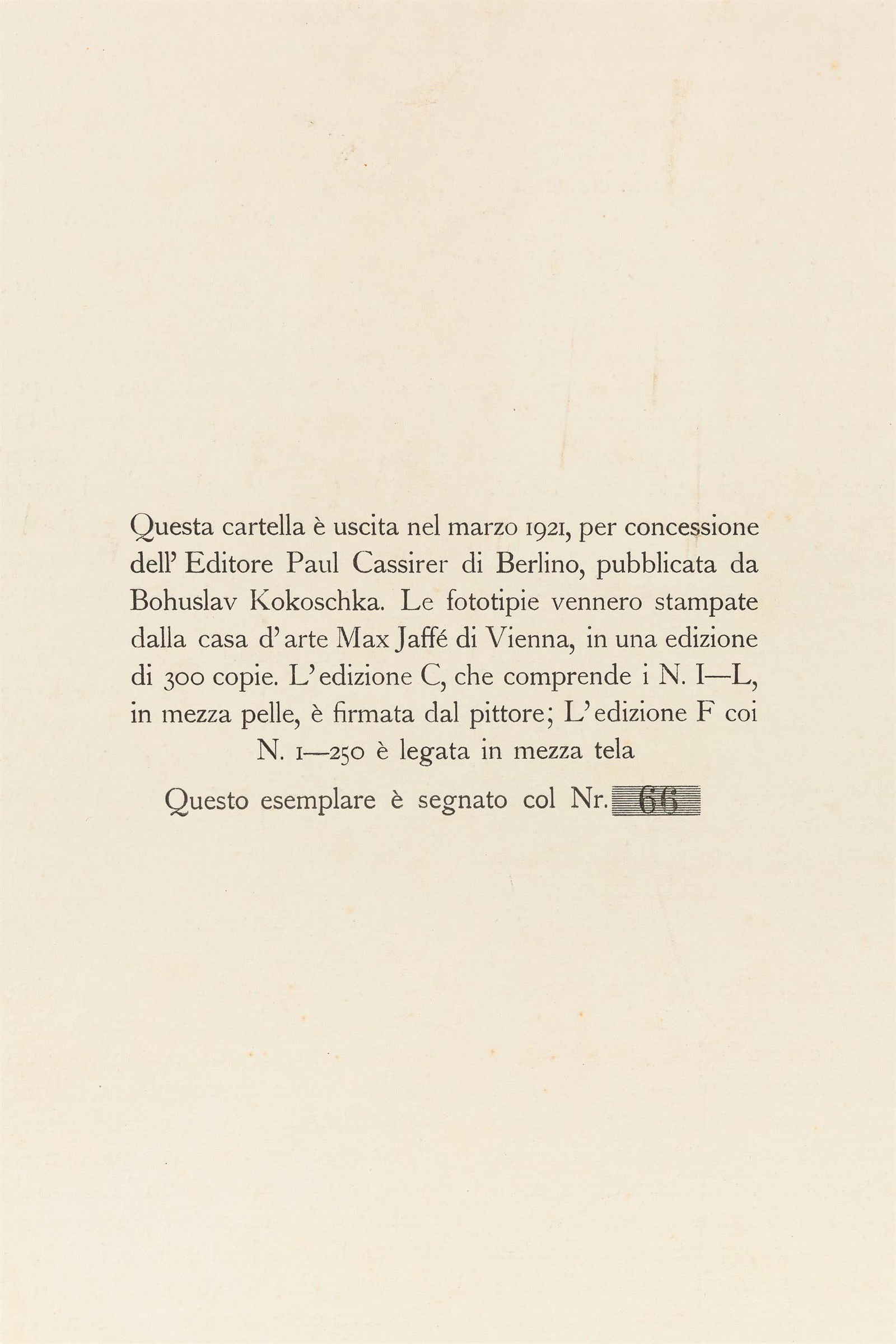 Oskar Kokoschka: "Varazioni su un tema. Con una prefazione di Max Dvorak" - 7
