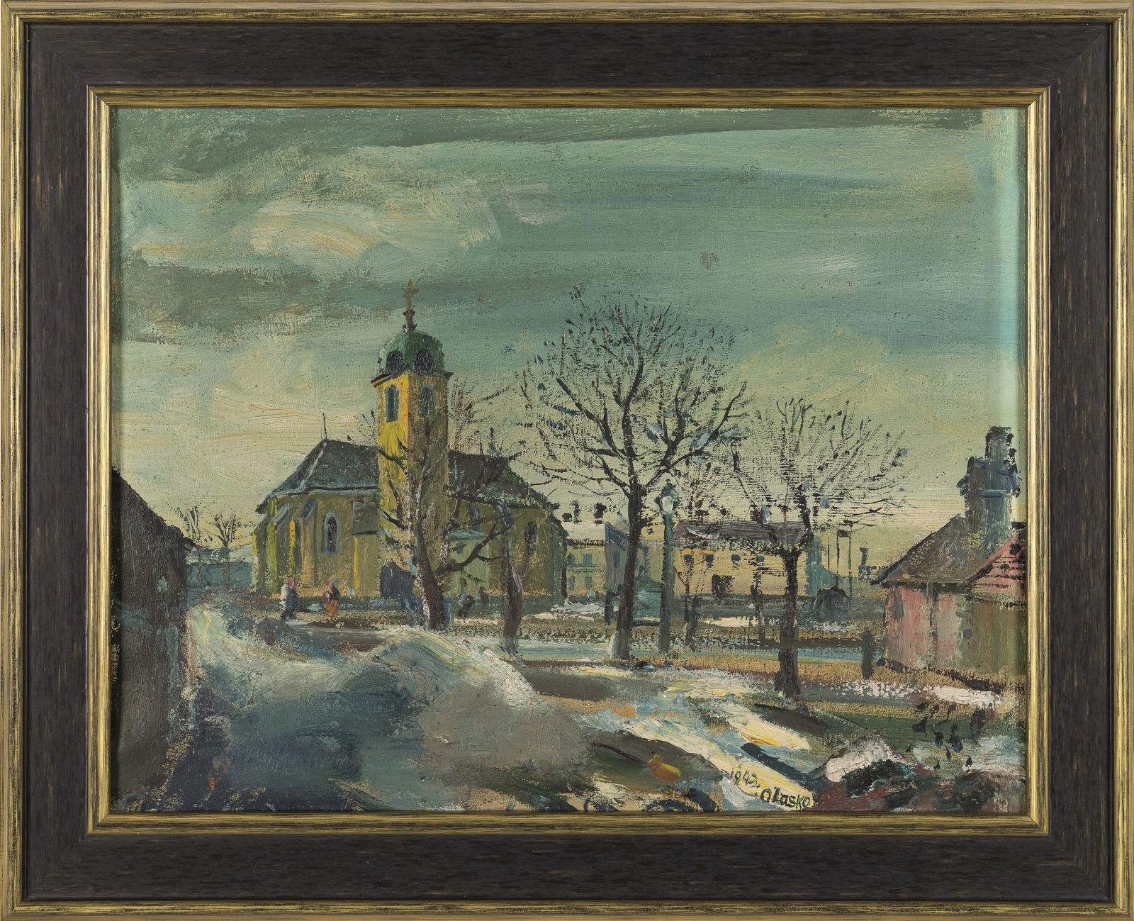 Oskar Laske: Pfarrkirche in Wien - 2
