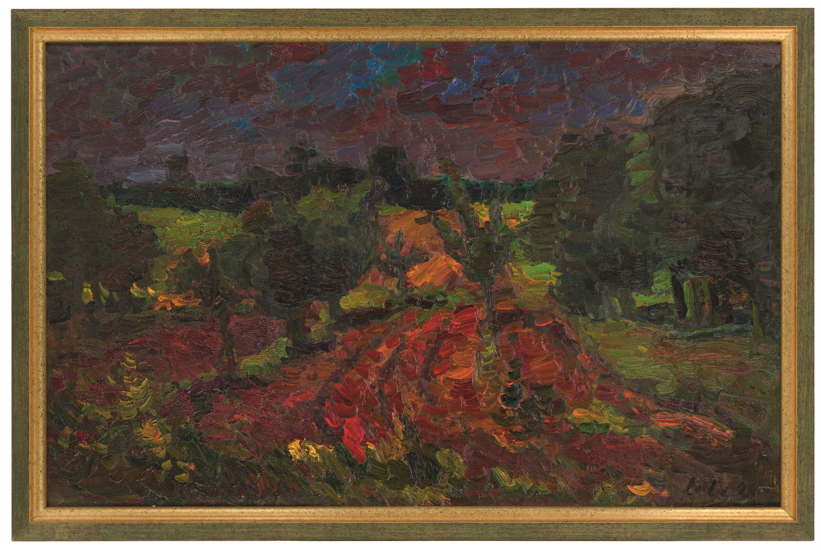 Viktor Lederer: Ackerlandschaft - 2