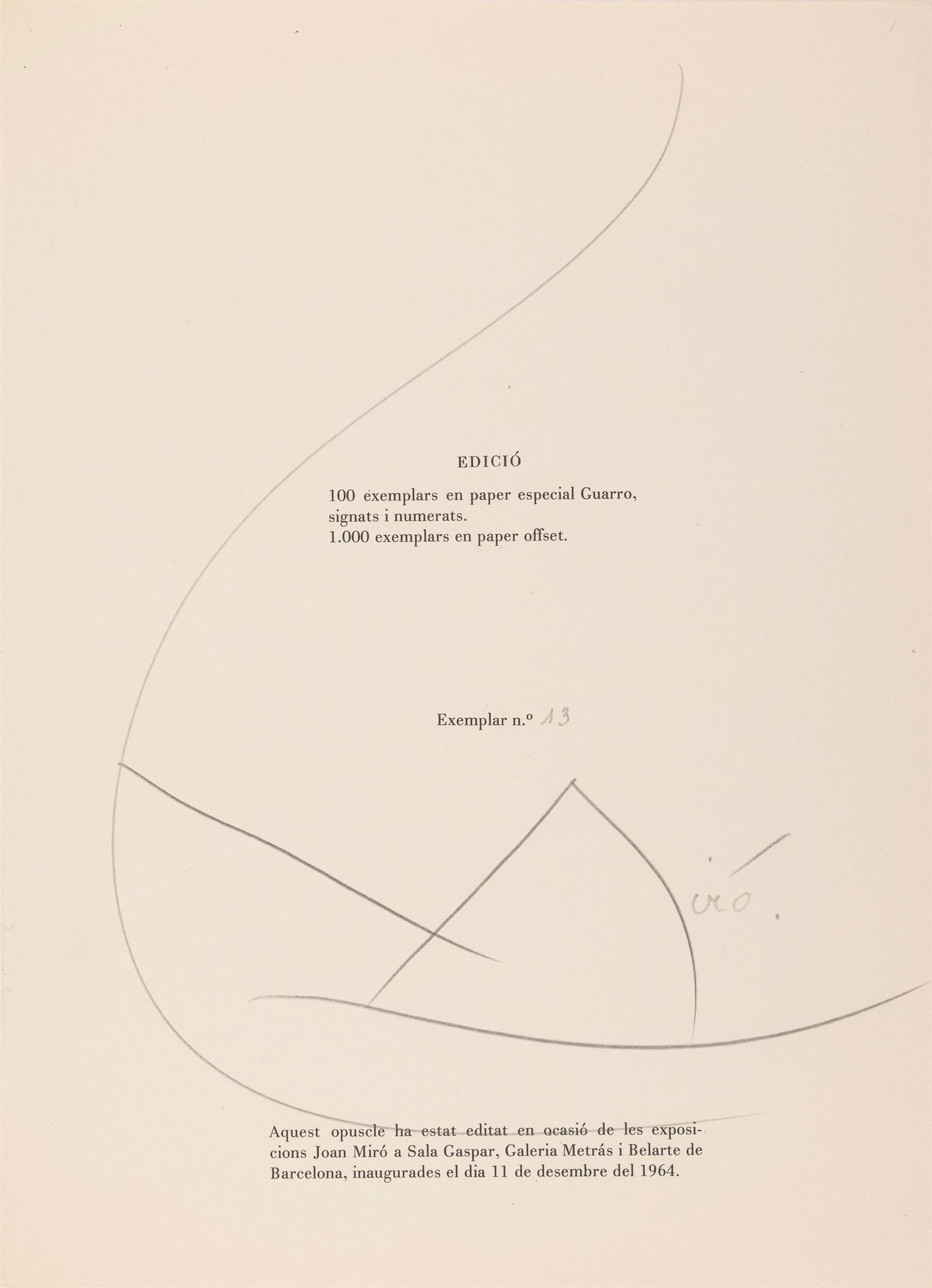 Joan Miró: Obra inèdita recent - 9