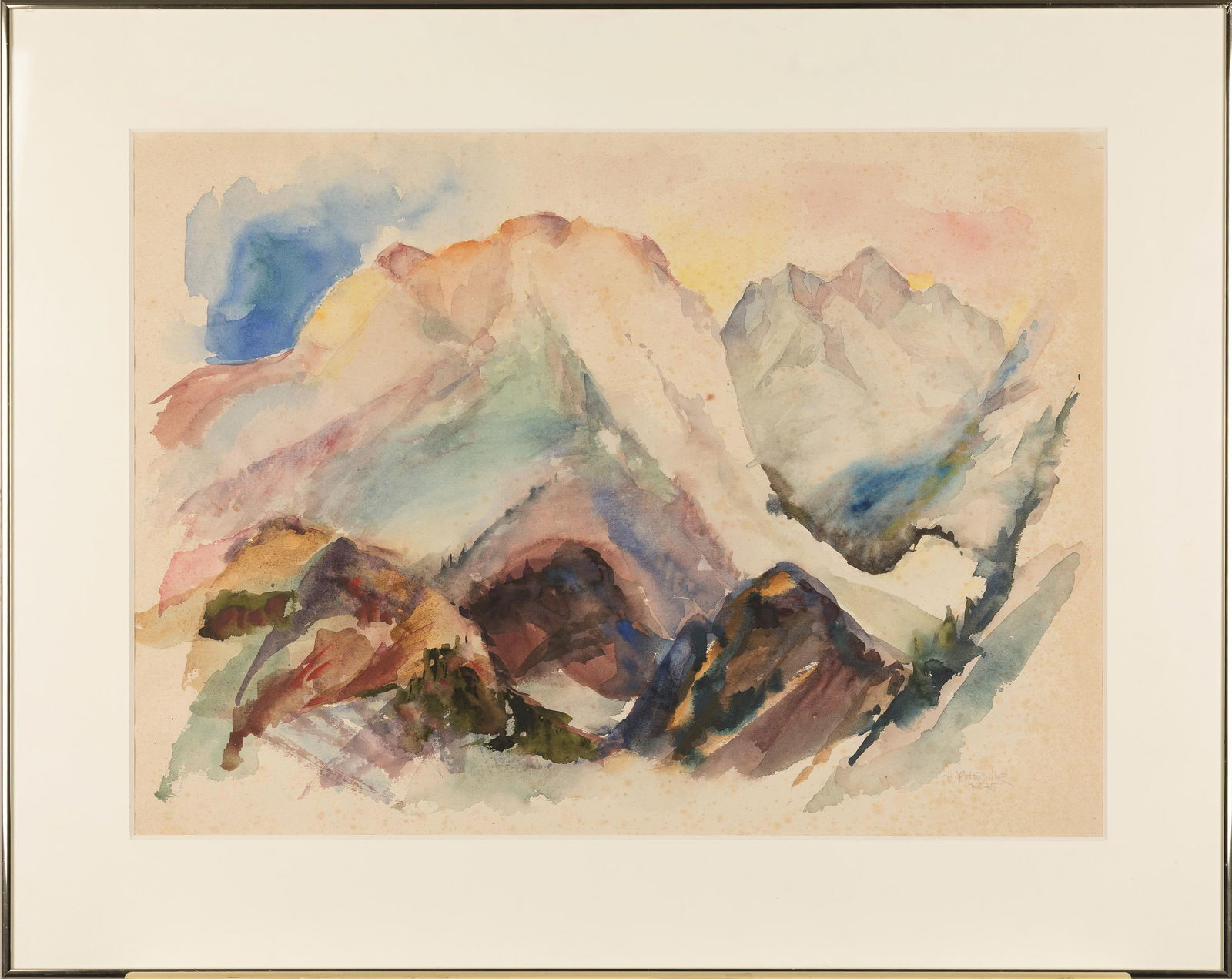 Heribert Potuznik: Berglandschaft - 2