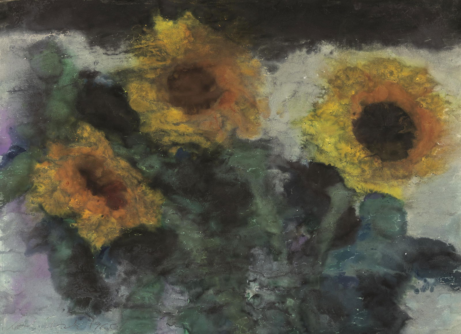 Karl Stark: Sonnenblumen (1 of 3)