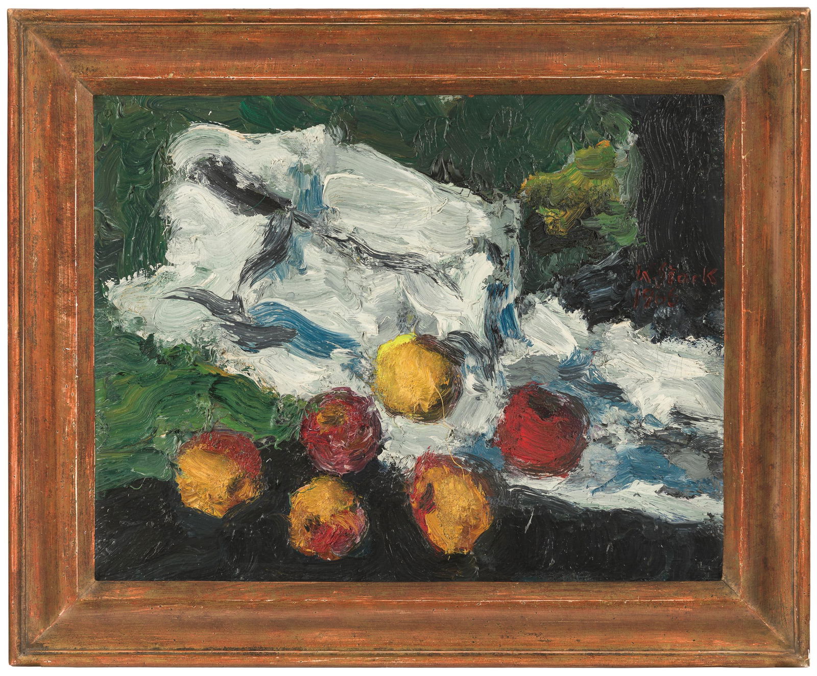Karl Stark: Stillleben mit Äpfeln - 2