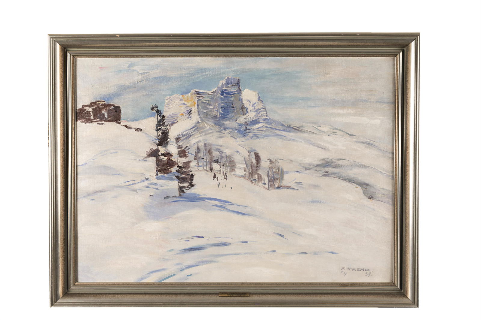 Franz Trenk: Falzarego Pass mit Blick zum Lagazuoi - 2