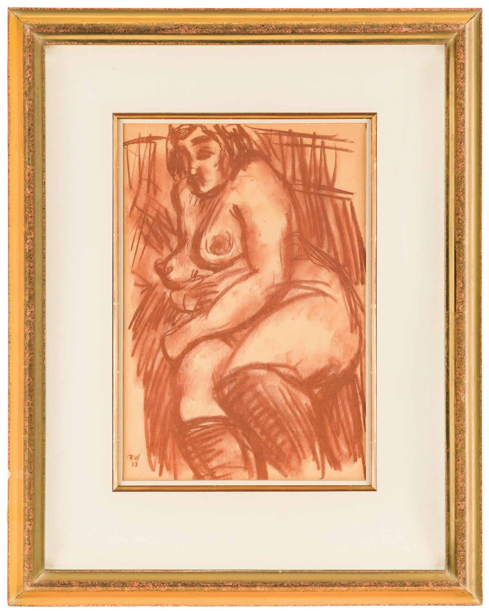 Rudolf Wacker: Weiblicher Akt - 2