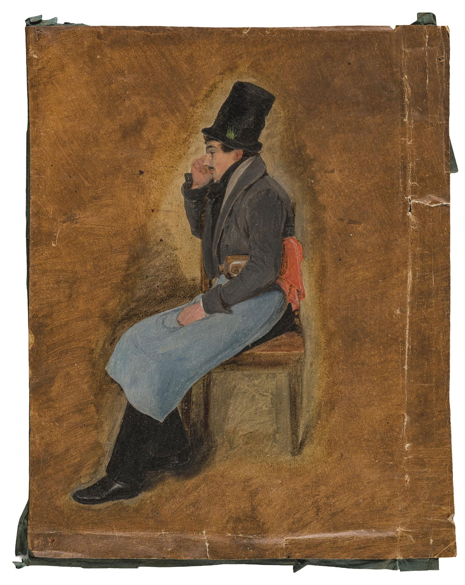 Friedrich Gauermann: Selbstbildnis als Kellner - 2