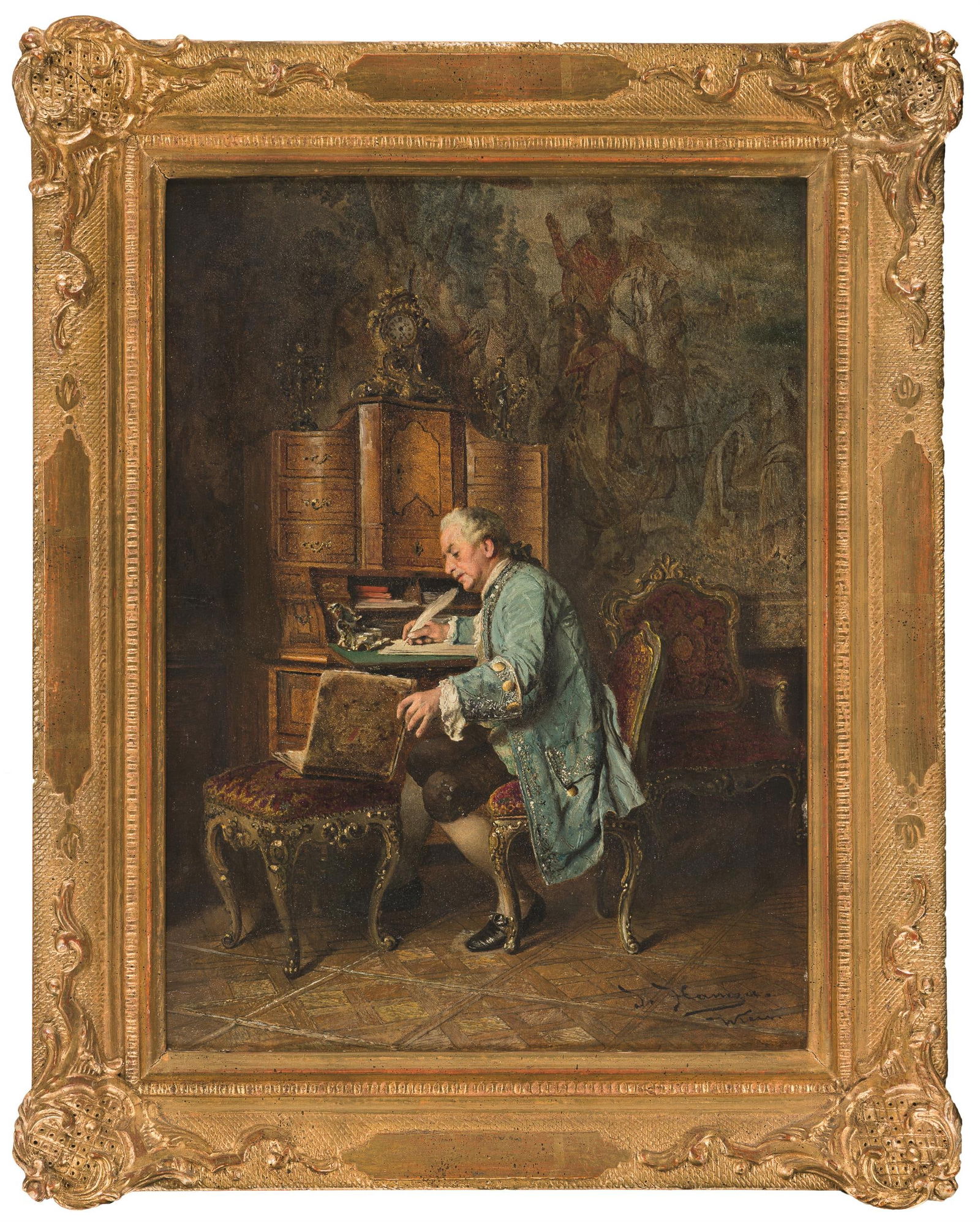 Johann Hamza: Beim Studium - 2