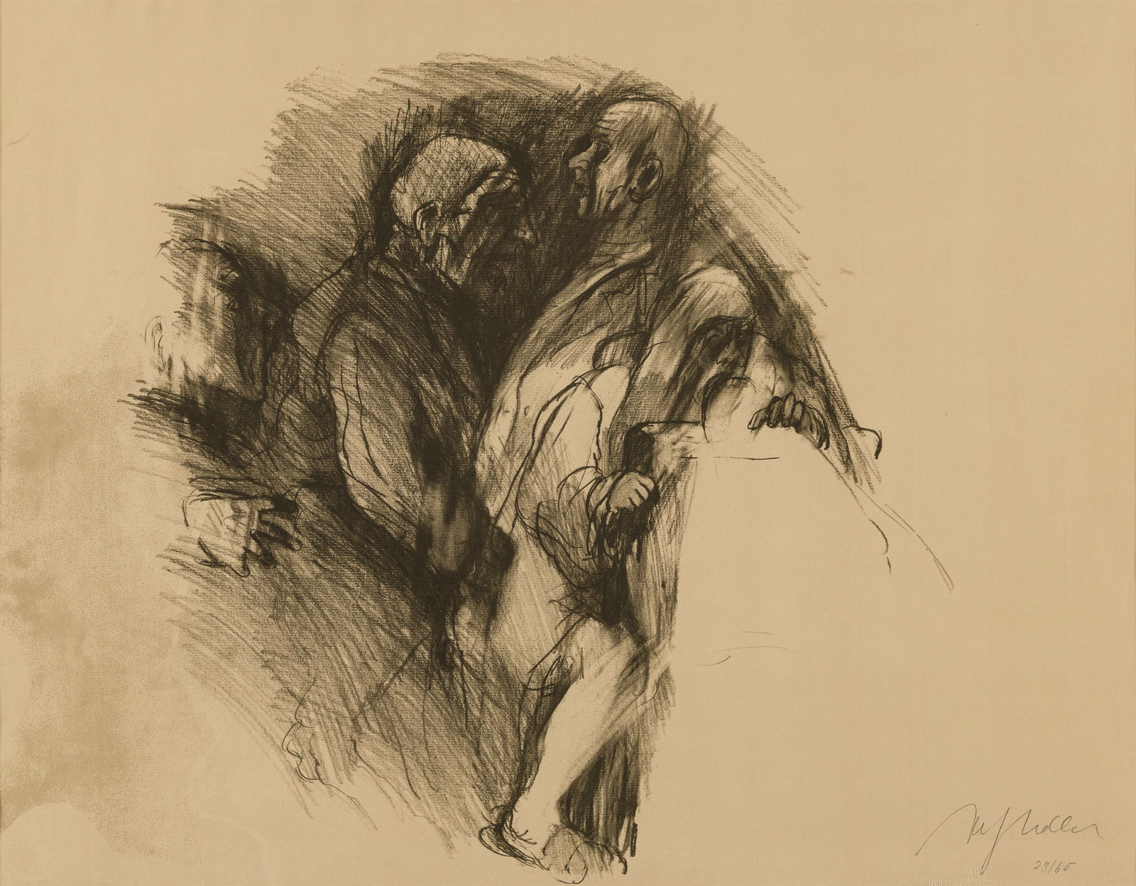 Alfred Hrdlicka: o.T. (Konvolut aus drei Arbeiten) - 3