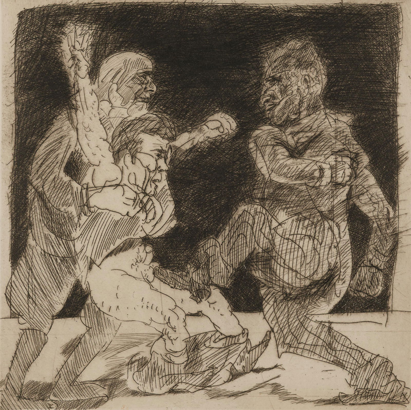 Alfred Hrdlicka: o.T. (Konvolut aus drei Arbeiten) - 5