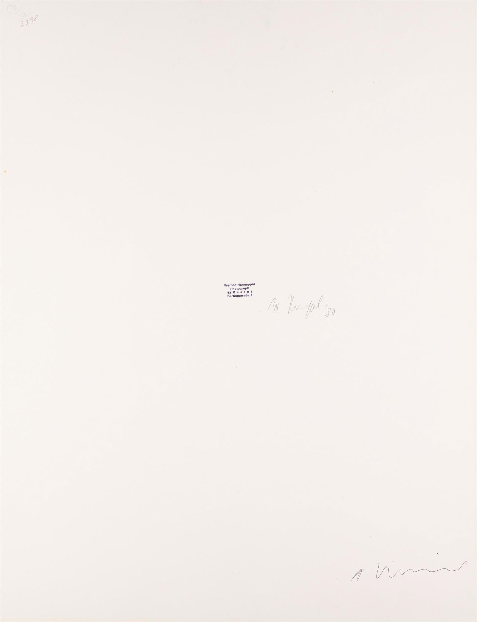 Arnulf Rainer und Werner Hannappel: o.T. - 2