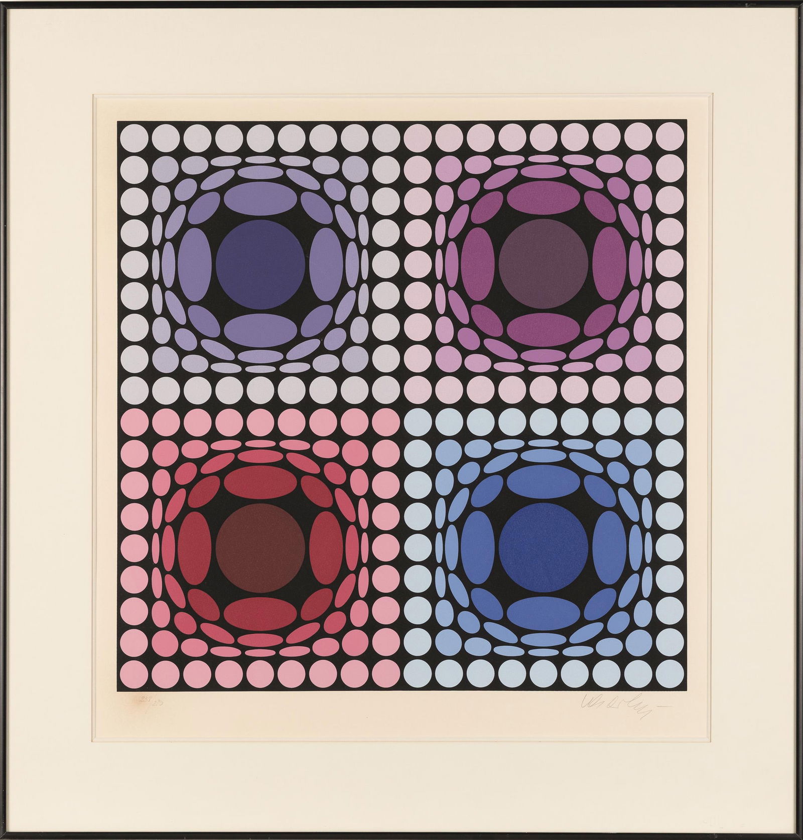 Victor Vasarély: o.T. - 2