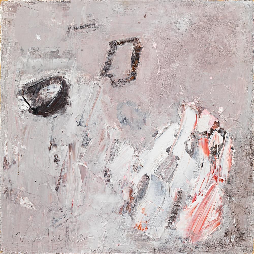 Josef Winkler: o.T.: Josef Winkler o.T. 2012 Acryl auf Holz; gerahmt 80 x 80 cm Signiert und datiert links unten: Winkler, 12 Rückseitig signiert und datiert: Winkler, 12 österreichischer Privatbesitz Josef