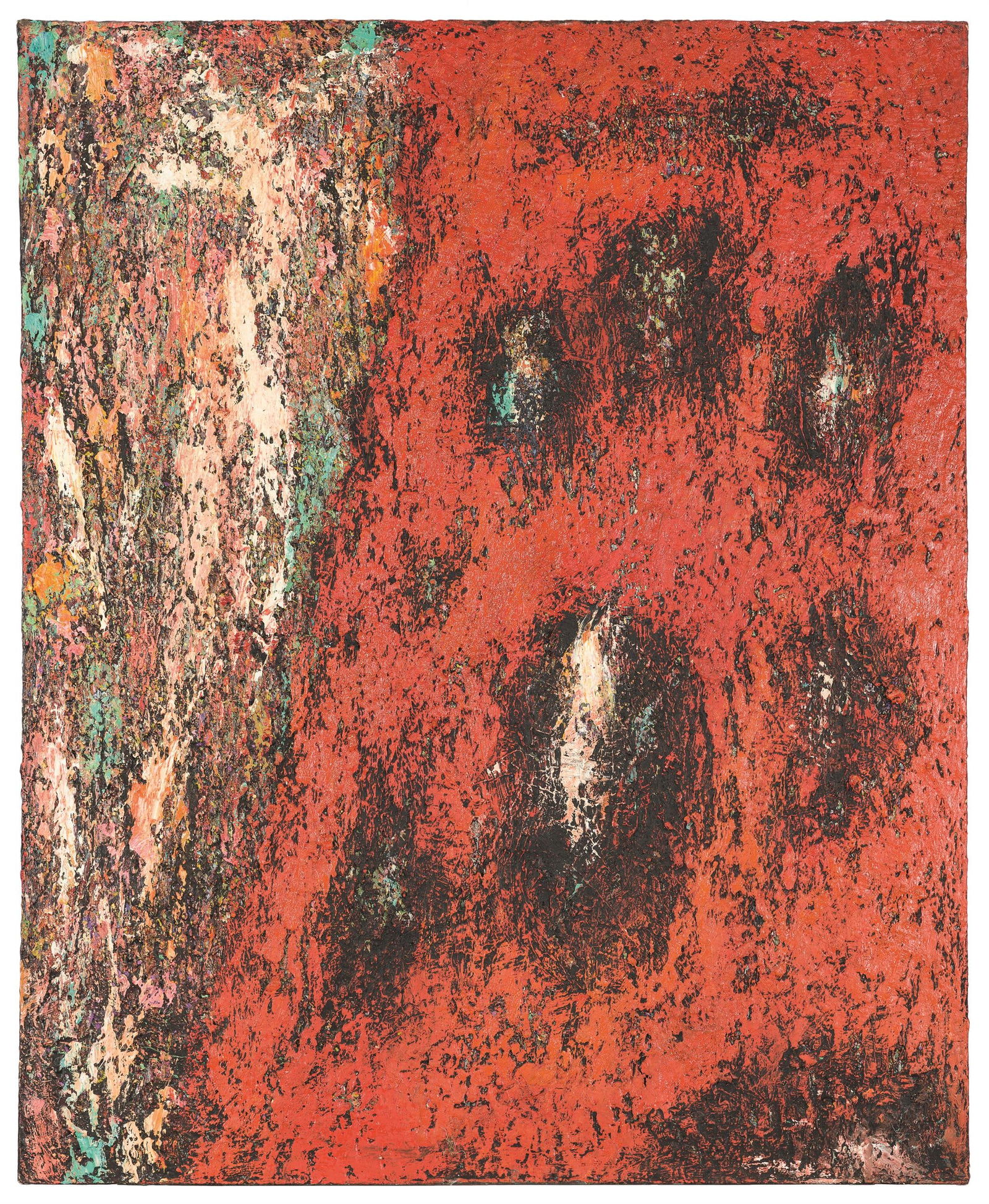 Harald Gangl: o.T.: Harald Gangl o.T. 1993 Öl auf Leinwand; ungerahmt 110 x 90 cm Rückseitig signiert und datiert: Gangl, 93 Privatbesitz, Niederösterreich Harald Gangl Untitled 1993 oil on canvas; unframe