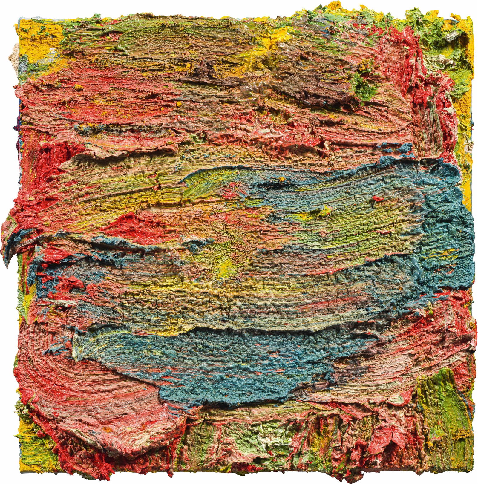 Nikolaus Moser: o.T.: Nikolaus Moser o.T. 2020 Öl auf Leinwand; ungerahmt 42 x 42 cm Rückseitig signiert und datiert: Moser Niko, 2020 österreichischer Privatbesitz Nikolaus Moser Untitled 2020 oil on