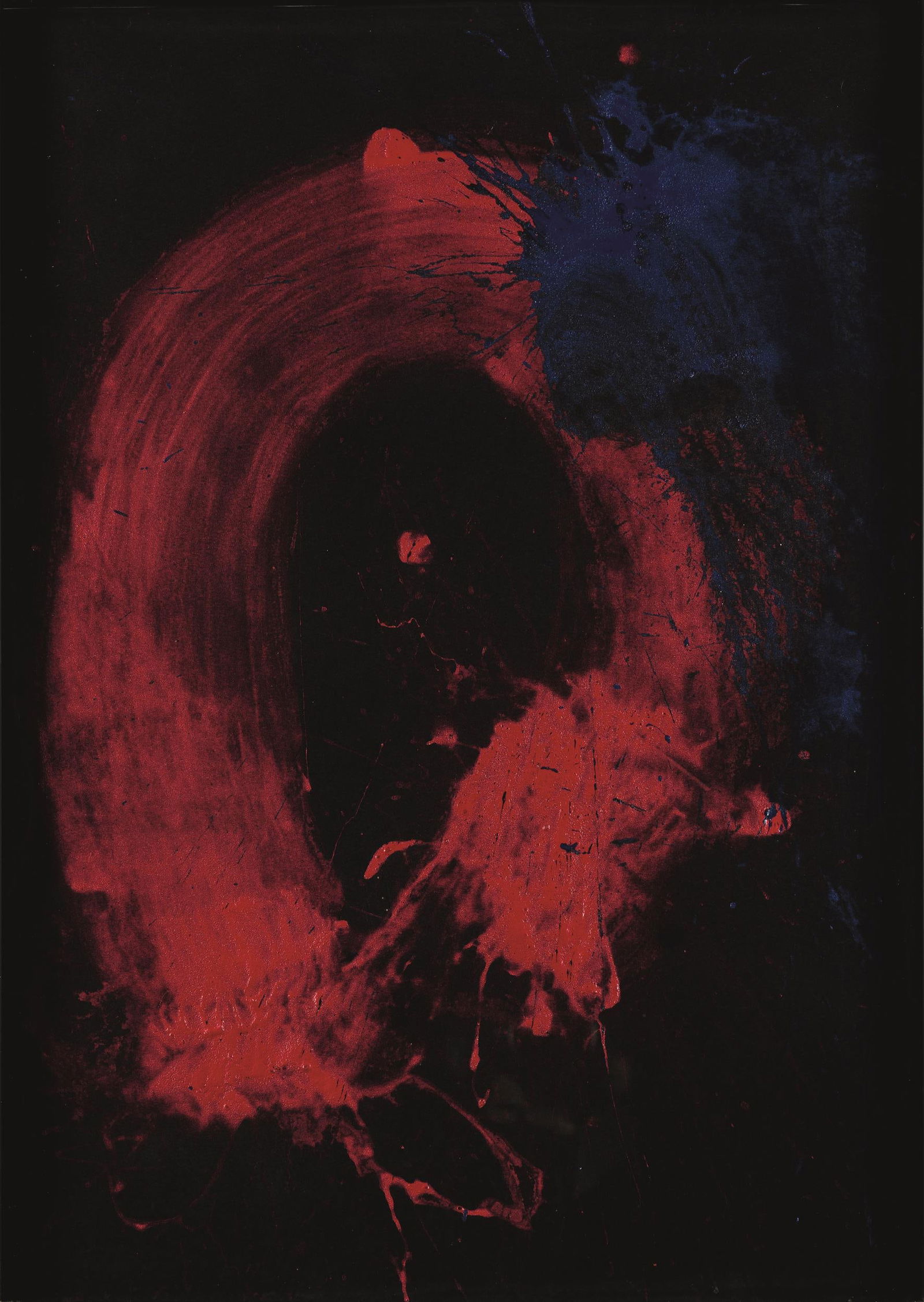 Michael Prachensky: Herztransplantation: Michael Prachensky Herztransplantation 2017 Mischtechnik auf Papier; gerahmt 60,5 x 48,5 cm (Rahmen-Ausschn.) Rückseitig bezeichnet, datiert und signiert: Herztransplantation, 2017, Michael