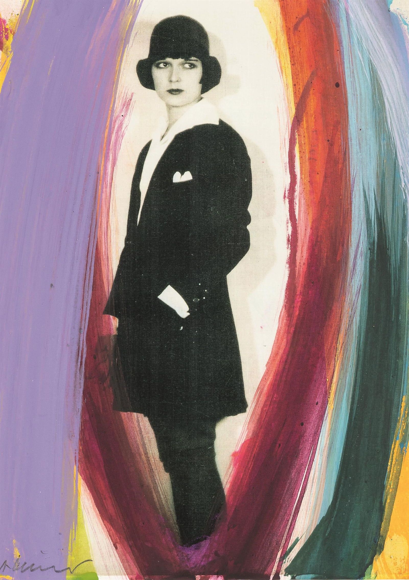 Arnulf Rainer: o.T.: Arnulf Rainer o.T. 2011/12 Acryl auf Laserdruck; gerahmt 42 x 29,7 cm Signiert links unten: A. Rainer Galerie Elisabeth & Klaus Thoman, Innsbruck; Privatbesitz, Steiermark Rainer und die Frauen,