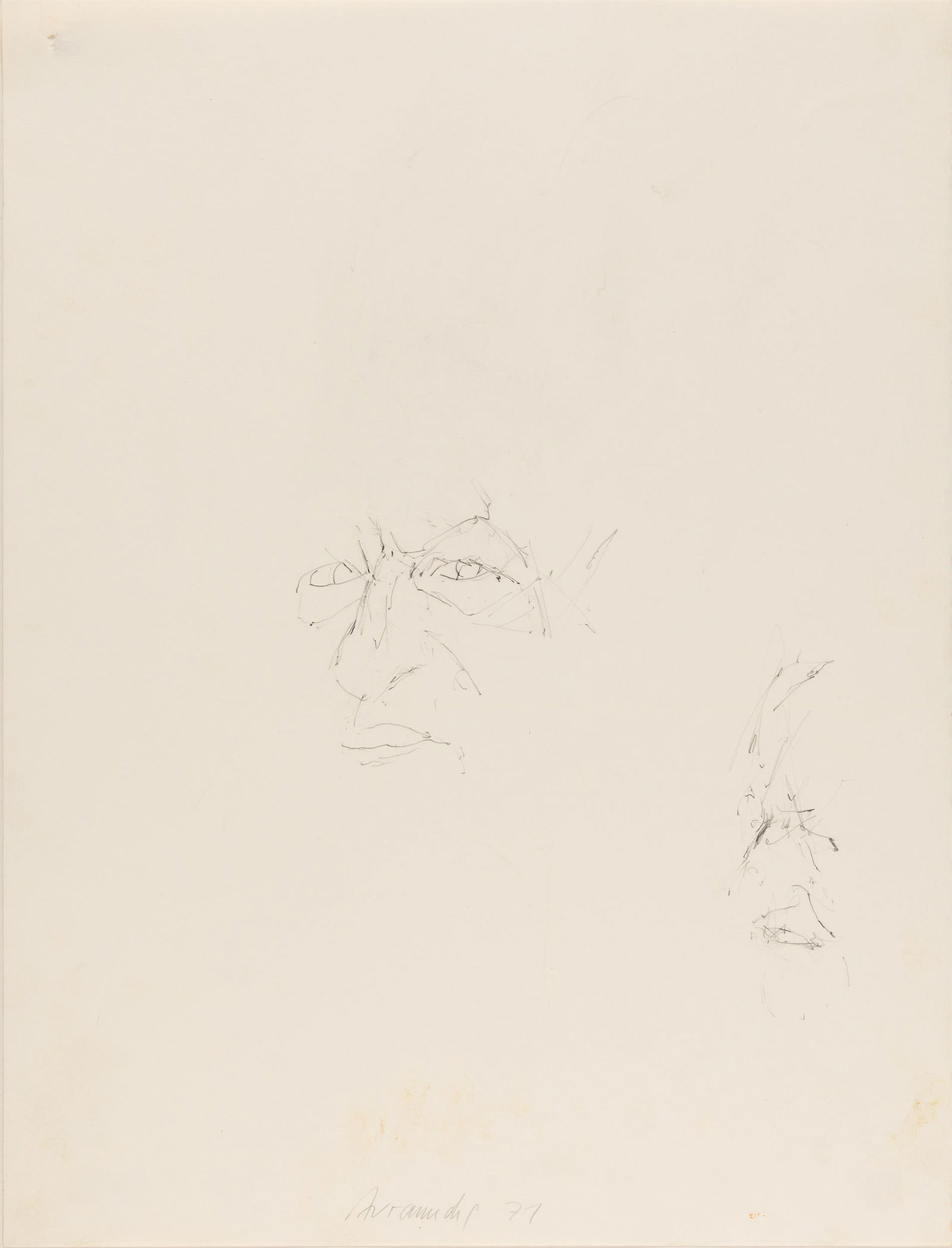 Joannis Avramidis: o.T. (Konvolut aus drei Zeichnungen) - 3