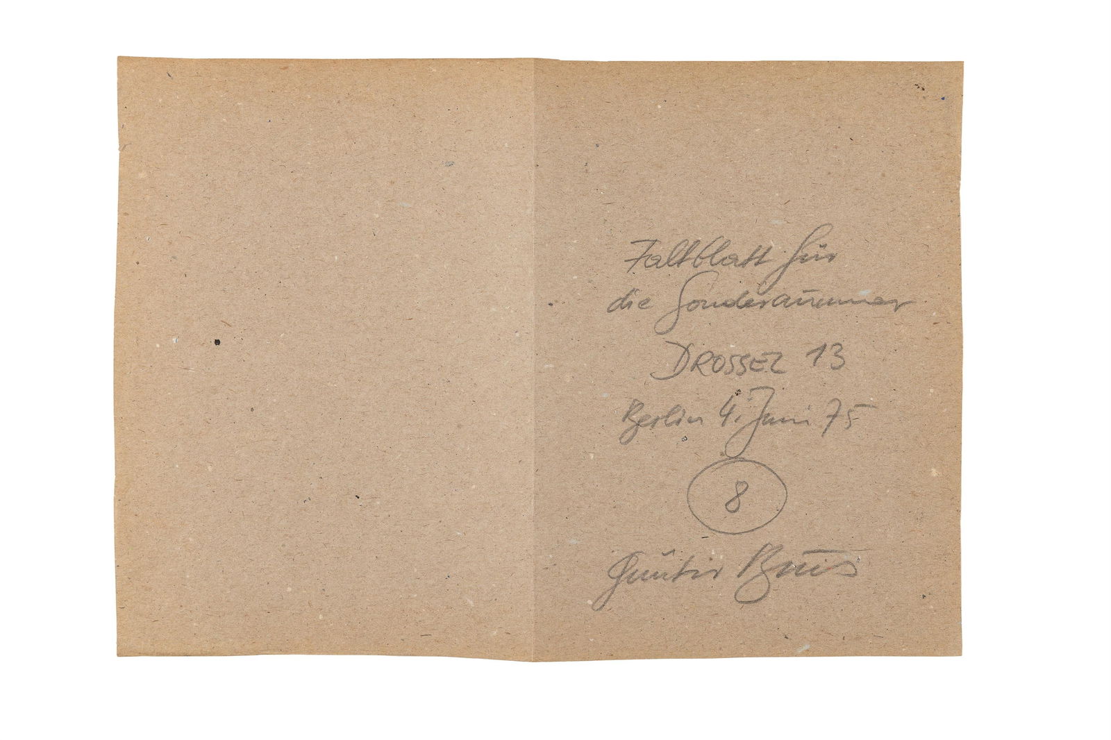 Günter Brus: o.T. - 3