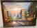 R.Young Large Oil on Canvas Painting Paris Scene Eiffel - 4