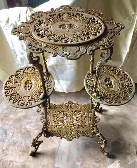 Antique Coalbrookdale Cast Iron Lg 30 X26 Plant Stand Jun 22 2019 Miami Art Dealers In Fl