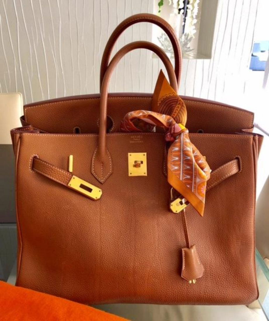 hermes birkin 35 brown