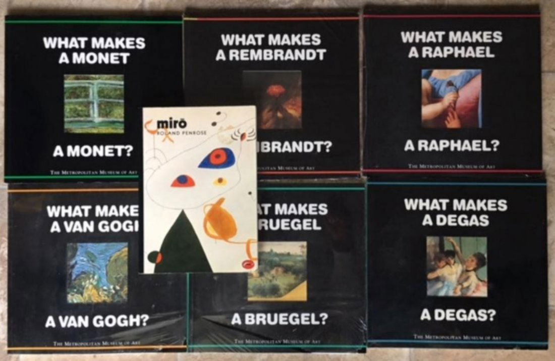 Collection of 7 Art Books Miro Monet Van Gogh Degah (1 of 8)
