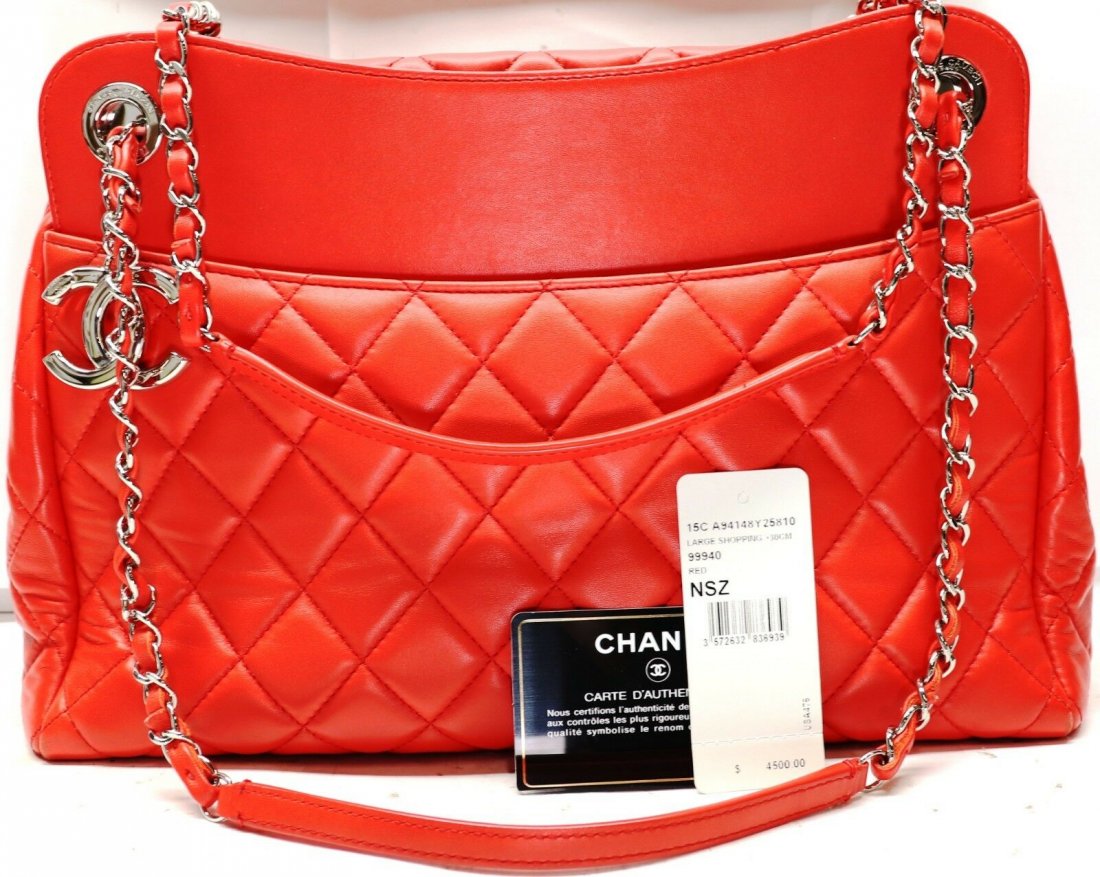 NEW Chanel Tote Large Quilted Leather Classic Bag (1 of 12)