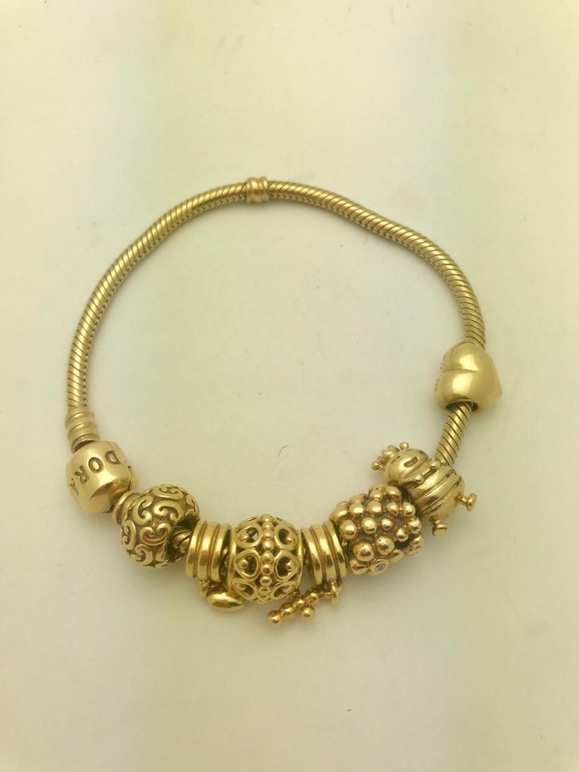 pandora tri color bracelet