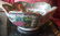 Antique Chinese Famille Verte Scalloped Edge Bowl Dish