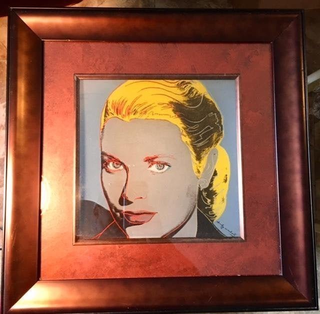 ANDY WARHOL GRACE KELLY Portrait Rosenthal Charger (1 of 8)