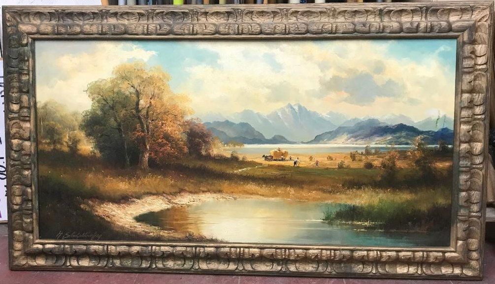 Helmut Stadelhofer German, 1914-1979 Large Oil Painting (1 of 9)