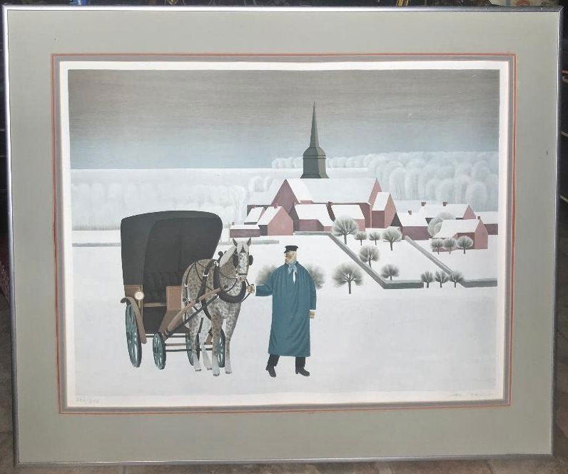 Jan Balet (German / American, 1913-2009) Signed Winter (1 of 5)