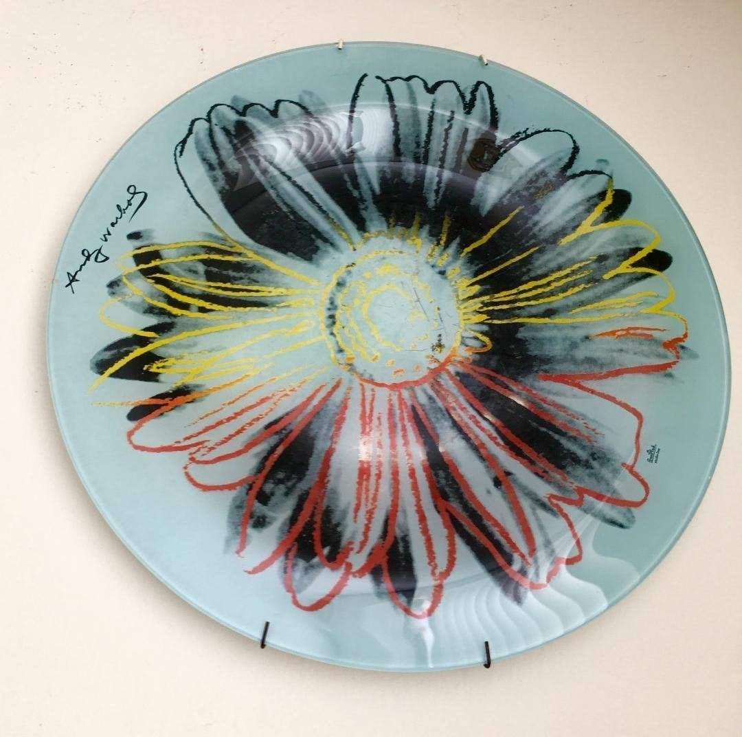 Andy Warhol Large 14" wall Charger Rosenthal Germany (1 of 10)
