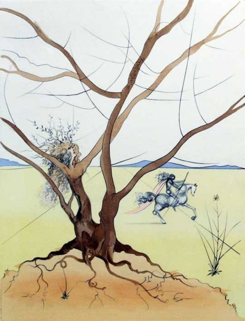 Salvador Dali Etching Asher Tribes Of Israel Lithograph (1 of 7)