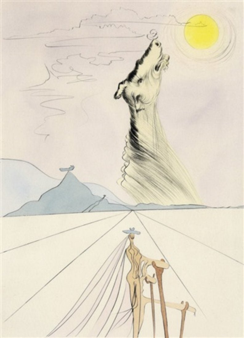 Salvador Dali Etching Benjamin Tribes Israel Lithograph (1 of 6)