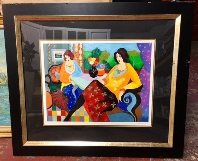 Itzchak Tarkay Two Women COA Lithograph Signed (1 of 5)
