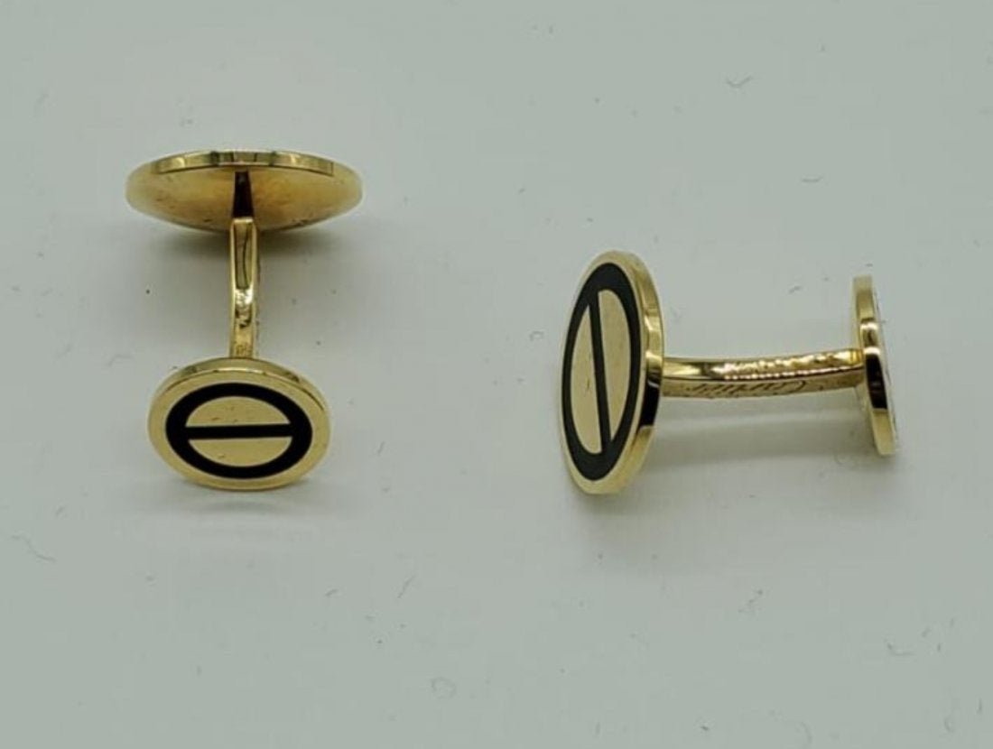 Cartier Love 18K Yellow Gold Cufflinks Made in Italy (1 of 4)