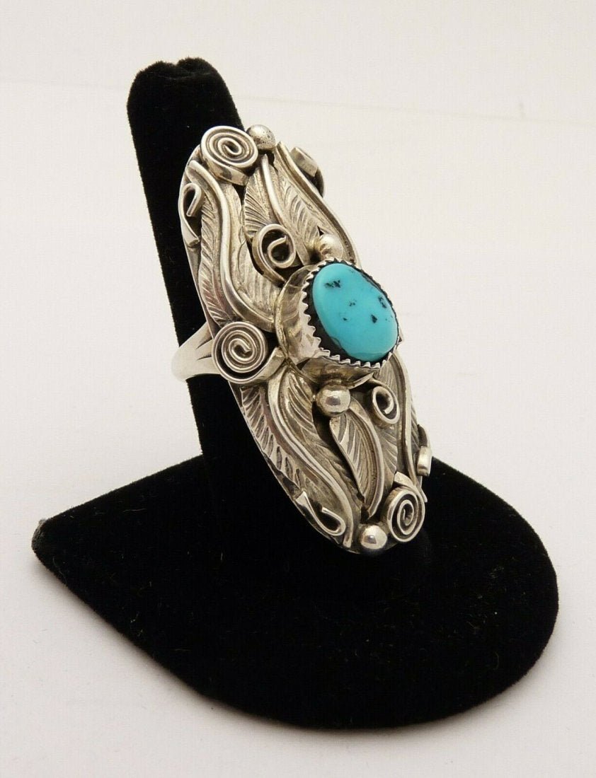 Allen Chee Navajo Handcrafted Ring 925 Sterling Silver (1 of 5)