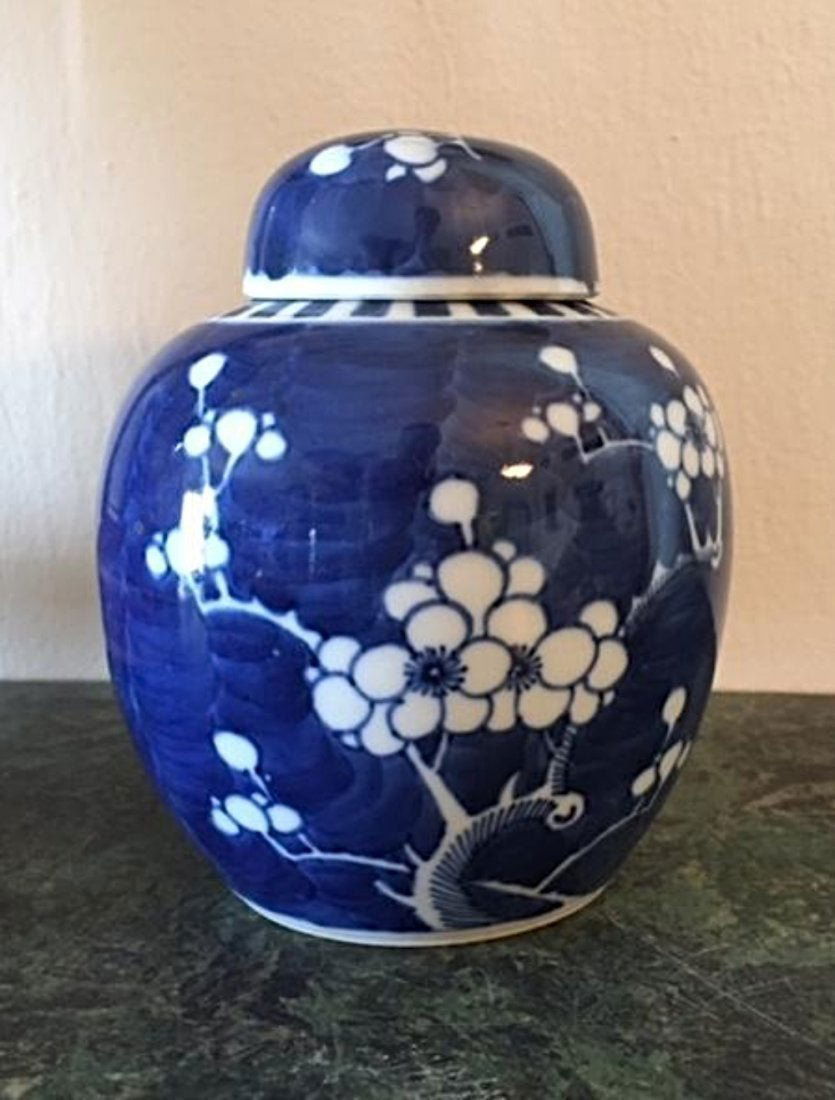 Antique Chinese Kang-Hsi Porcelain Covered Ginger Jar (1 of 9)