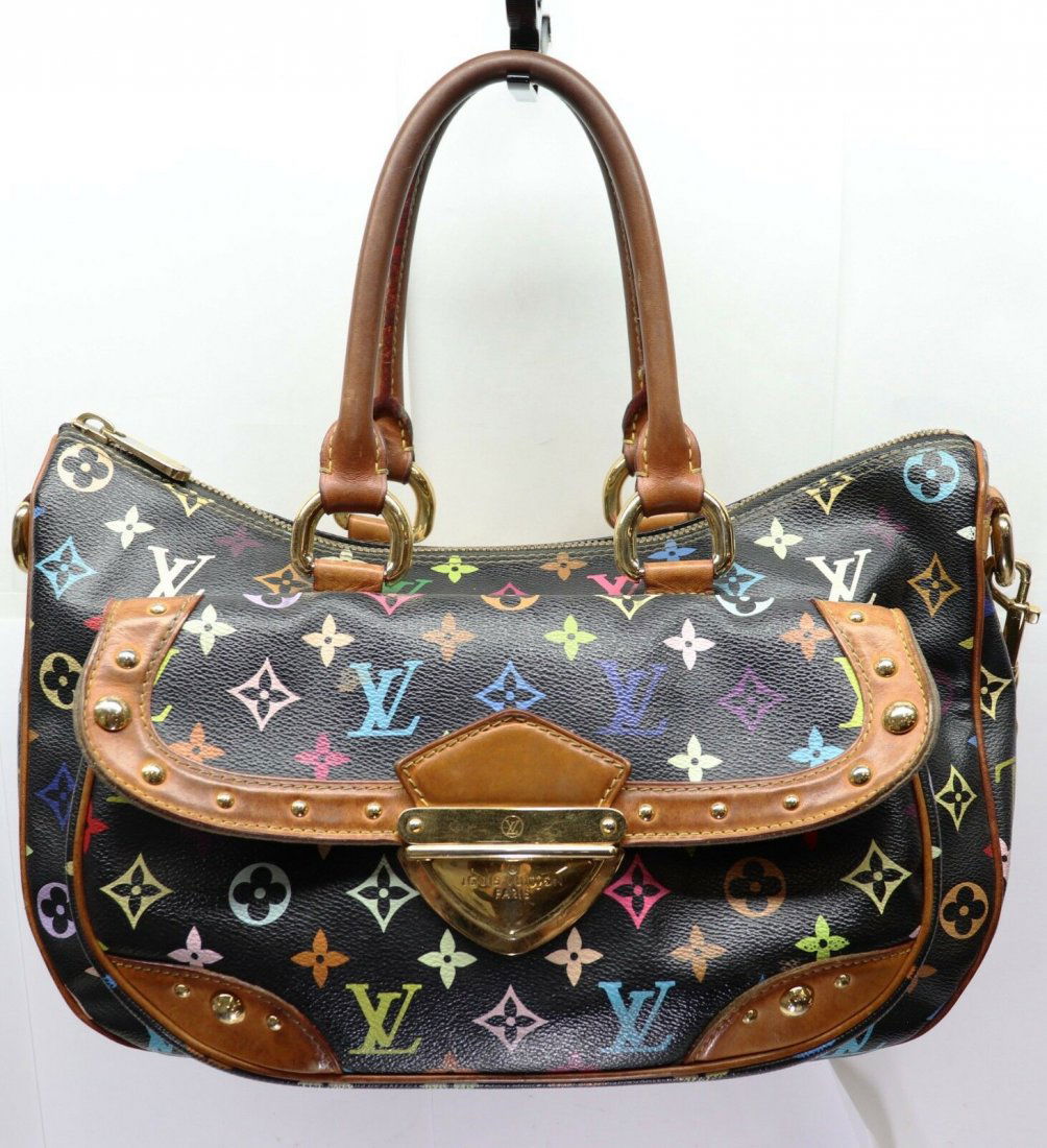LOUIS VUITTON RITA MONOGRAM MULTICOLORE BAG BLACK (1 of 12)