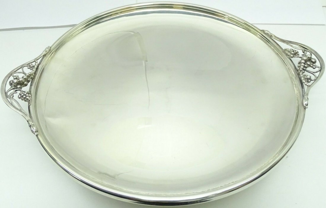 American Sterling Silver Durham Serving Tray Large (1 of 11)