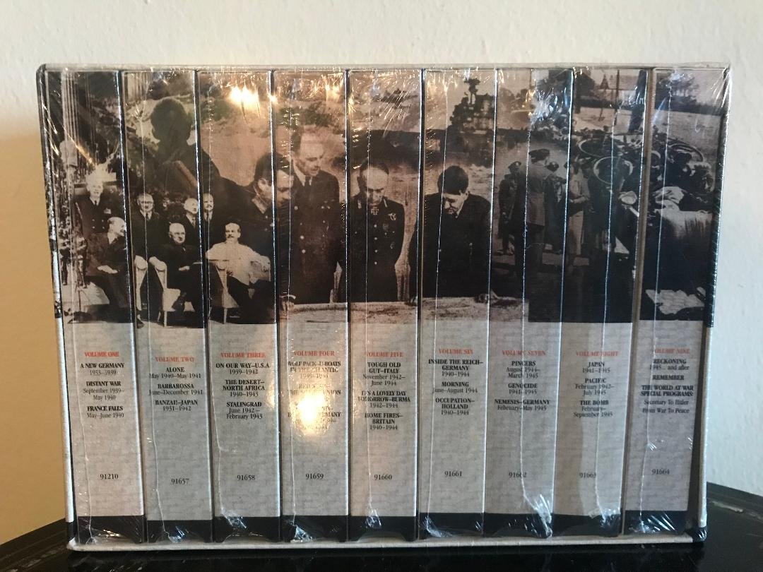 World At War 9 volume VHS Set WWII History Tapes HBO (1 of 7)